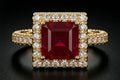 Princess Cutt Halo Ring