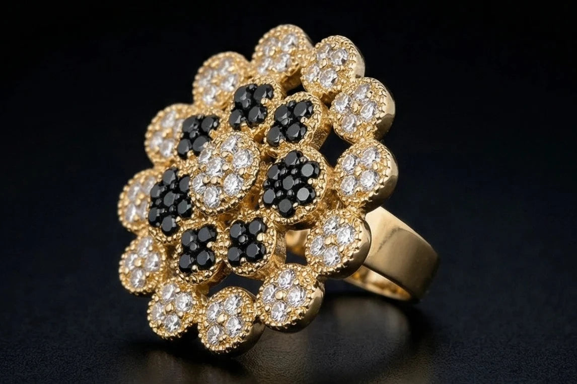 Grand Floral Halo Cluster