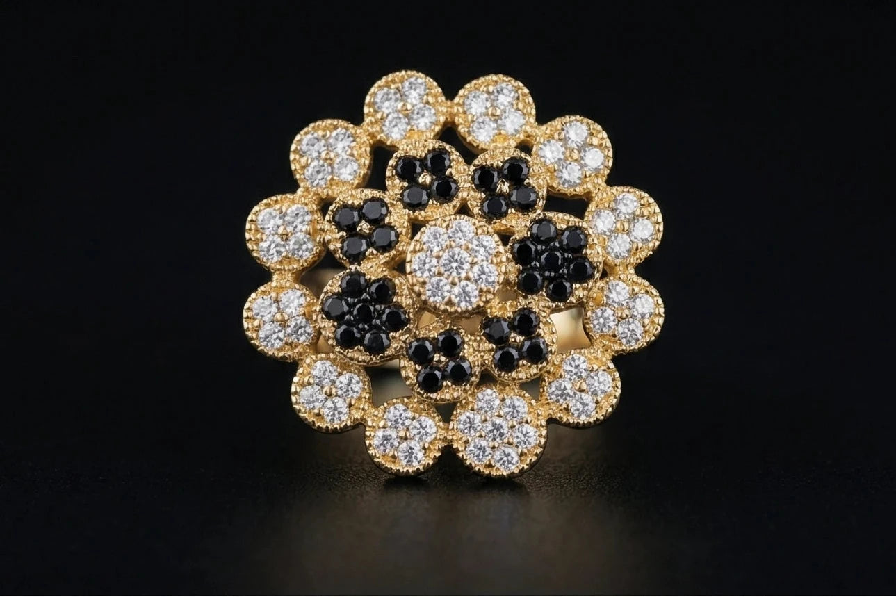 Grand Floral Halo Cluster