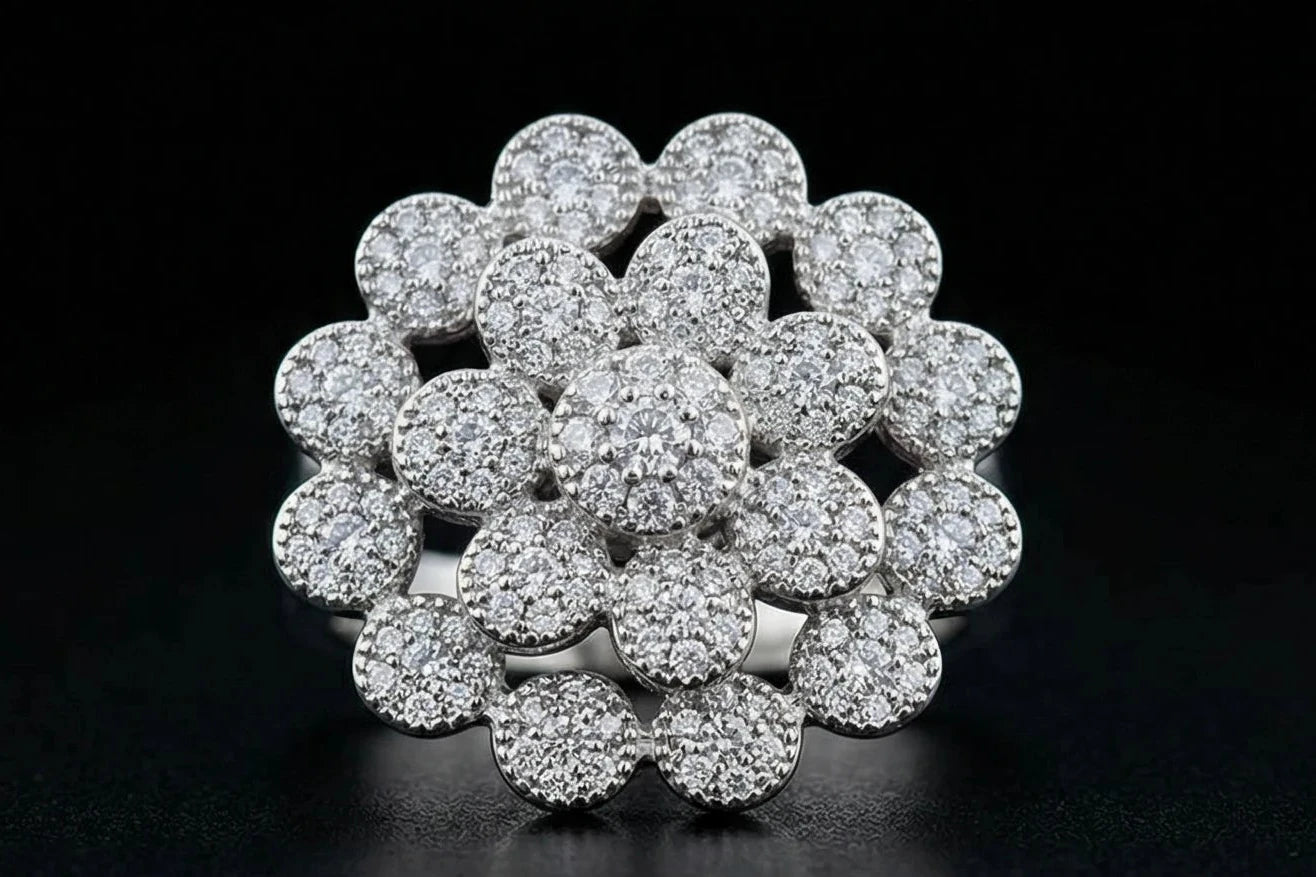 Grand Floral Halo Cluster